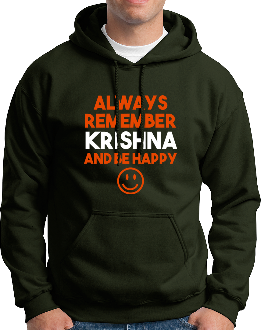 Always Remember Krishna- Unisex Hoodie