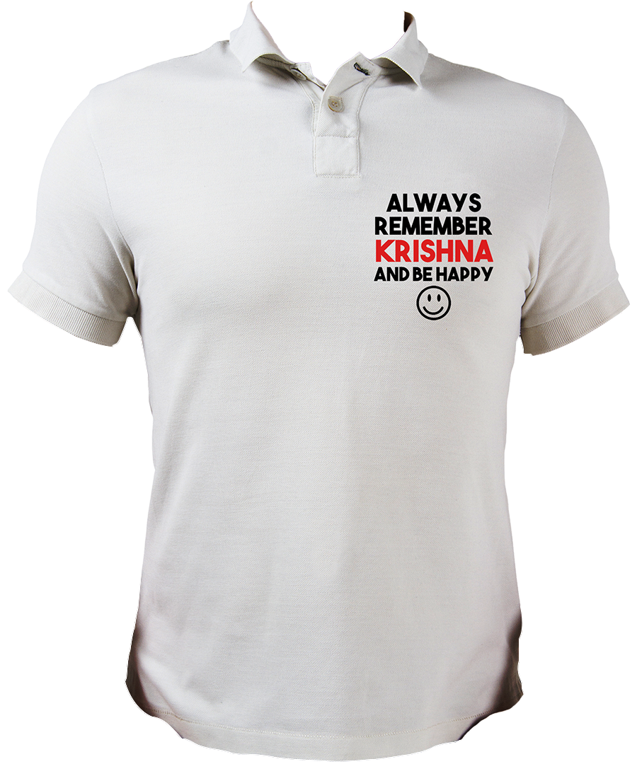 Always Remember Krishna Unisex Polo