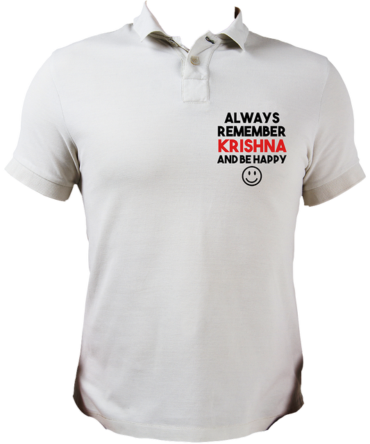 Always Remember Krishna Unisex Polo