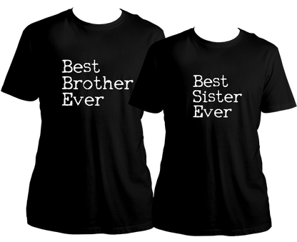 Best Brother Ever - Best Sister Ever Combo