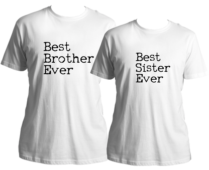 Best Brother Ever - Best Sister Ever Combo