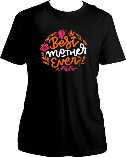 best mother ever unisex black t shirt gift for mom mothers day tee