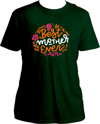 best mother ever unisex dark green t shirt gift for mom mothers day tee