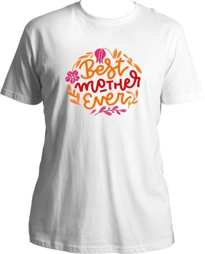 best mother ever unisex white t shirt gift for mom mothers day tee