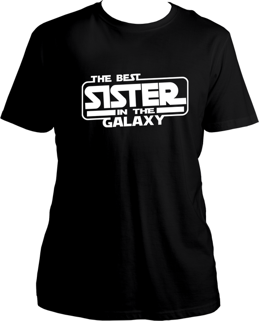Best Sister In The Galaxy Kids- Glow In The Dark