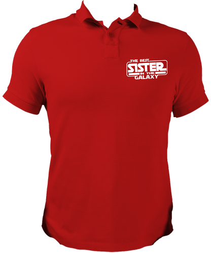The Best Sister In The Galaxy Unisex Polo