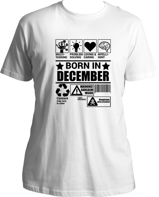 Born In December Unisex T-Shirt