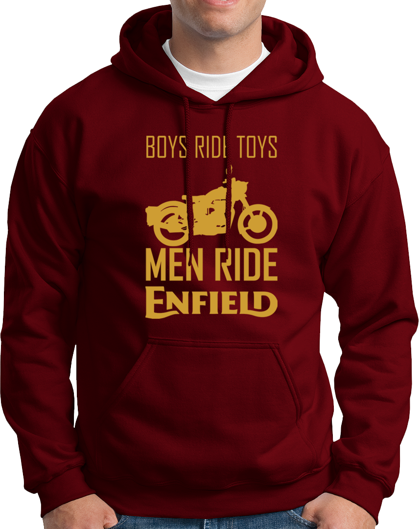 Men Ride Enfield- Unisex Hoodie