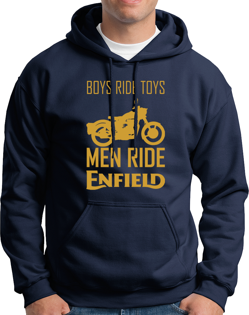 Men Ride Enfield- Unisex Hoodie