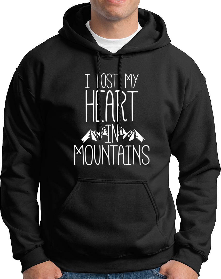 I Lost My Heart In Mountains- Unisex Hoodie