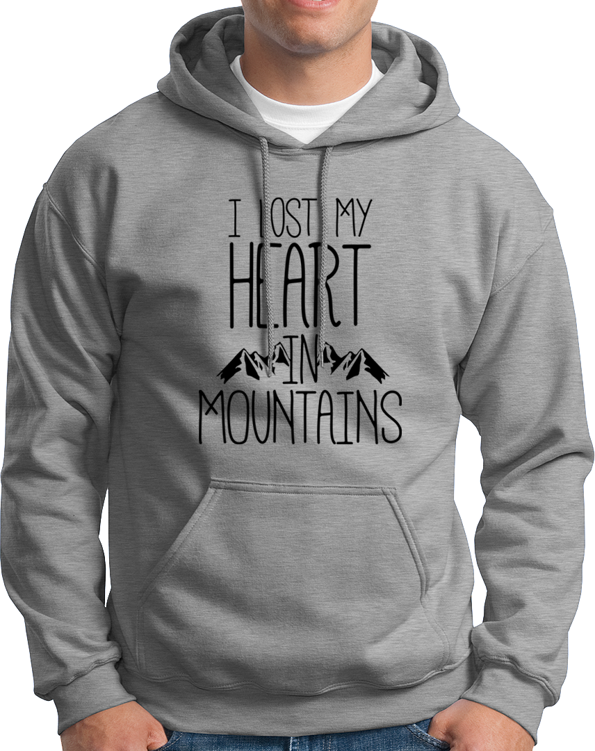 I Lost My Heart In Mountains- Unisex Hoodie