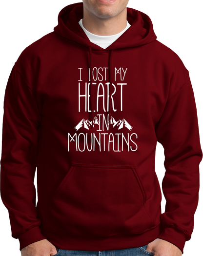 I Lost My Heart In Mountains- Unisex Hoodie