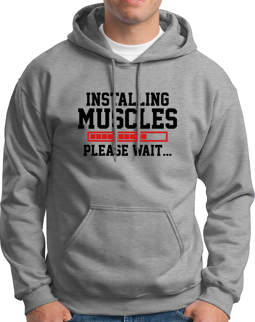 Installing Muscles- Unisex Hoodie