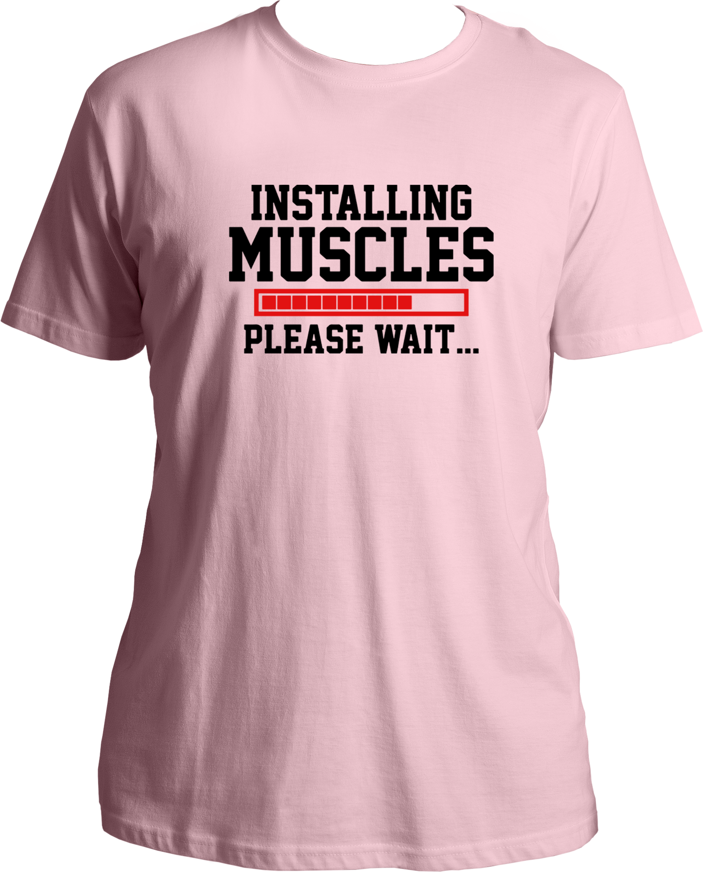 Installing Muscles Unisex T-Shirts