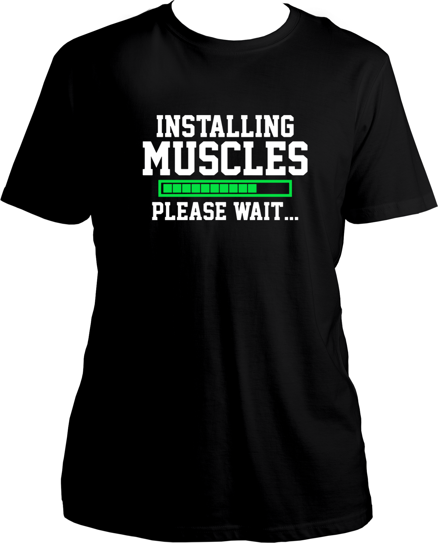 Installing Muscles Unisex T-Shirts