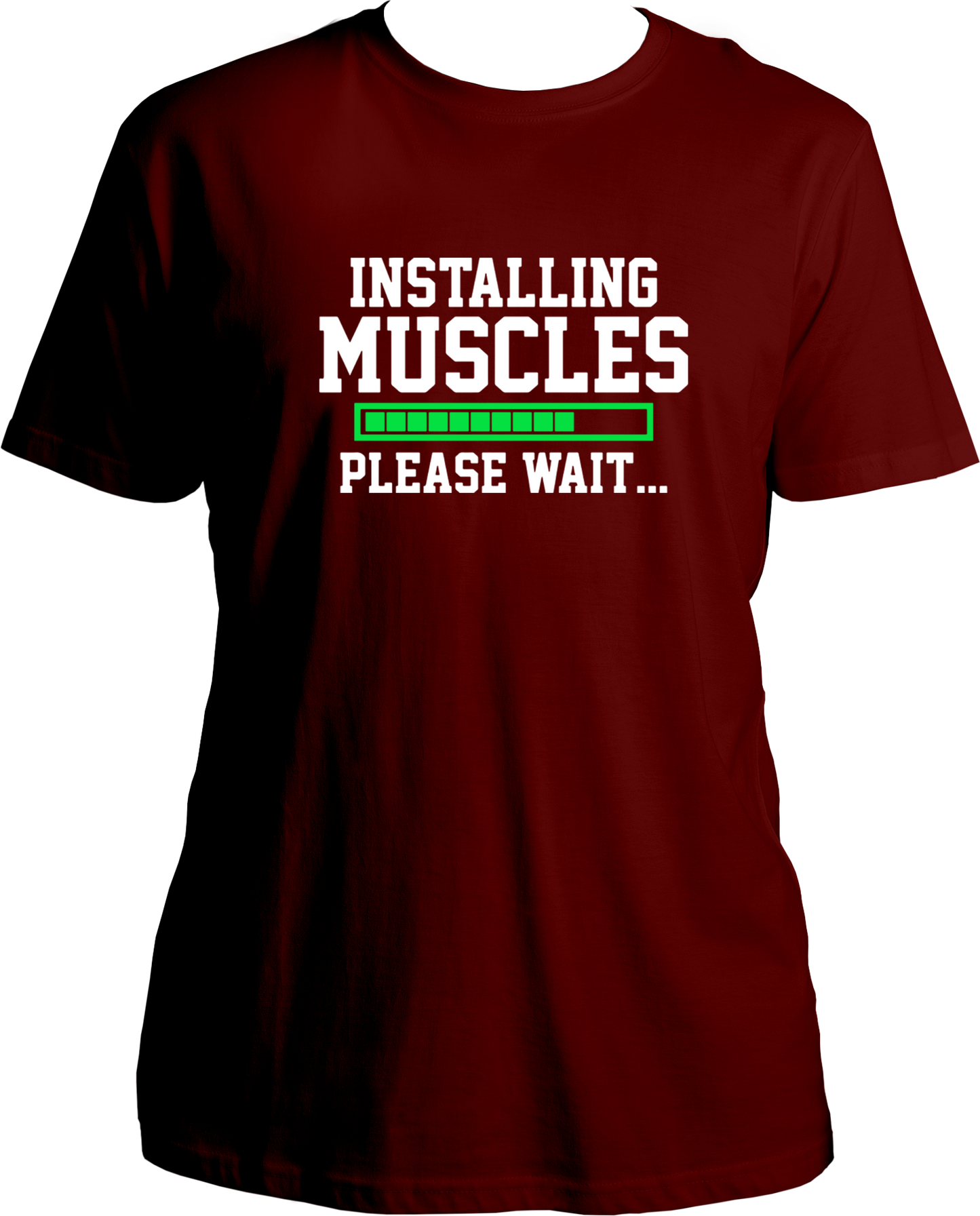 Installing Muscles Unisex T-Shirts