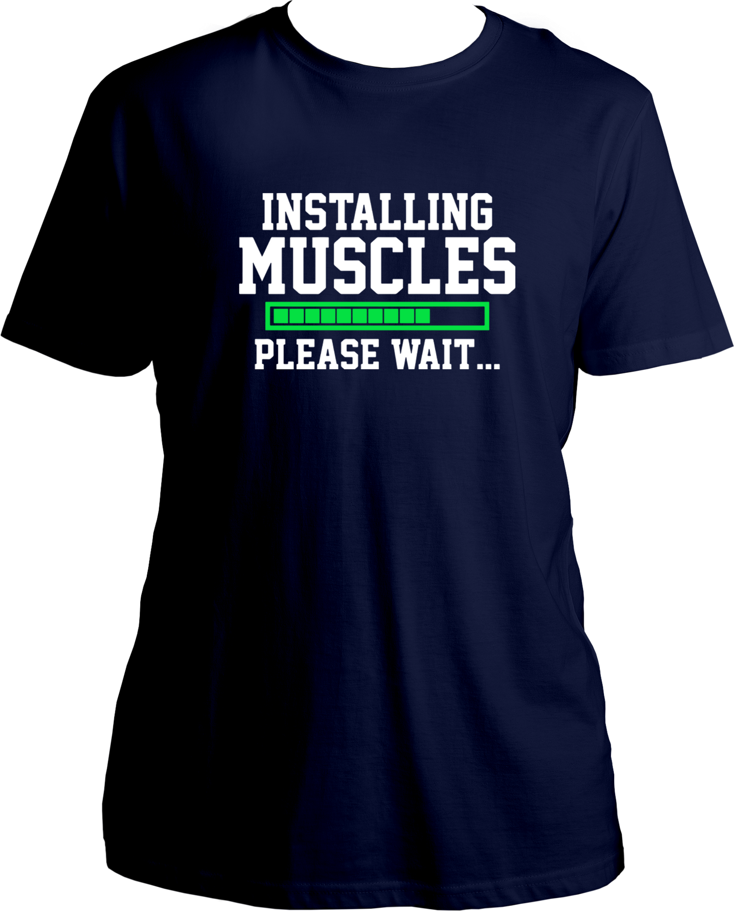 Installing Muscles Unisex T-Shirts