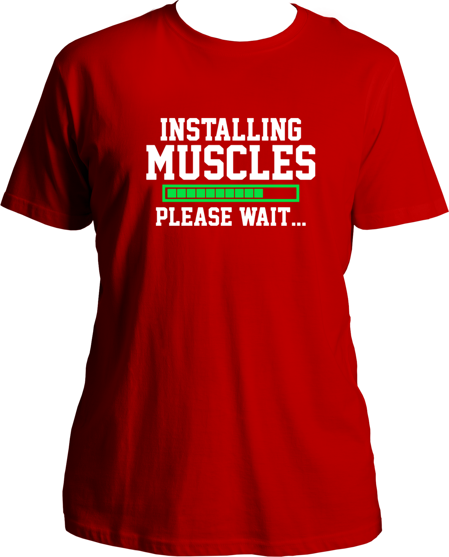 Installing Muscles Unisex T-Shirts