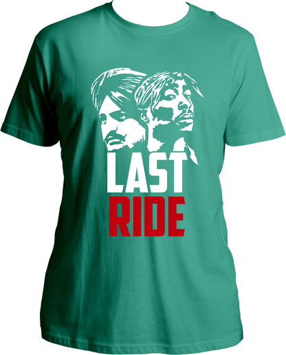 Last Ride Sidhu Moose Wala inspired aqua blue unisex T-shirt