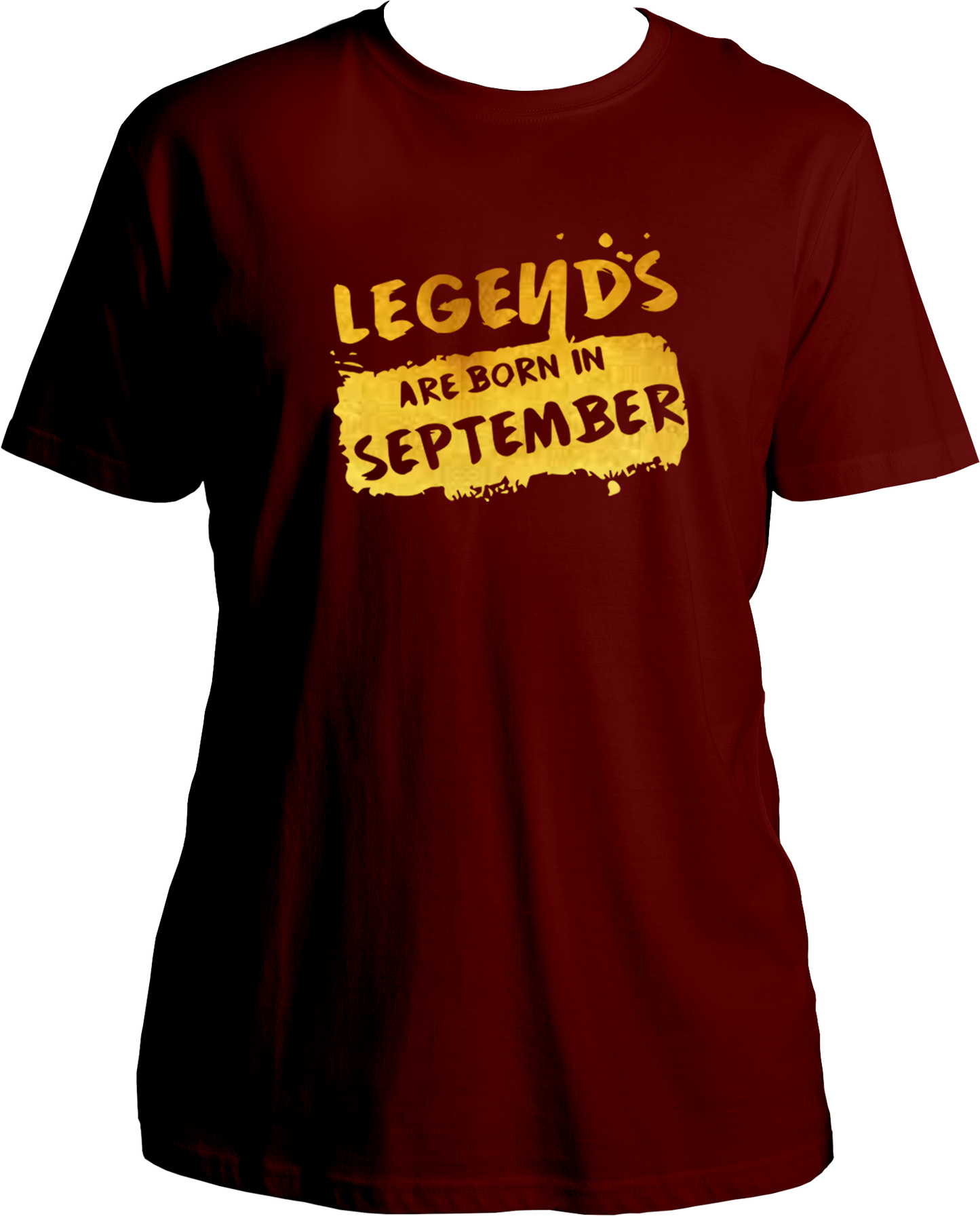 Legends Are Born In September Unisex T-Shirts