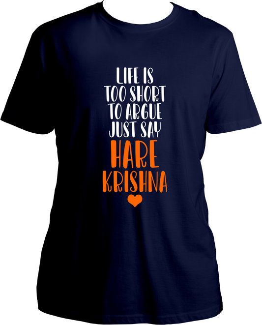 Keep Calm and Hari Bol. Wear this amazing Bhagwan Krishna t-shirt if you love Krishna. Radhe Radhe!