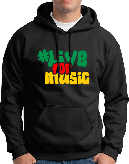 Live For Music- Unisex Hoodie