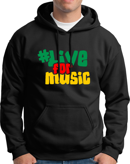 Live For Music- Unisex Hoodie