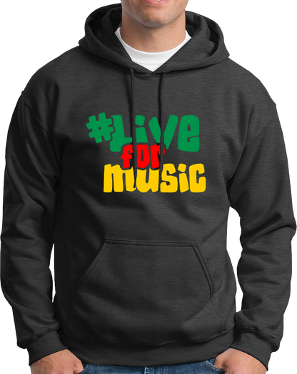 Live For Music- Unisex Hoodie
