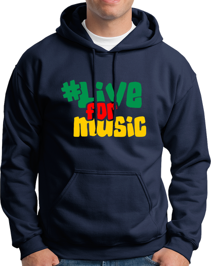 Live For Music- Unisex Hoodie