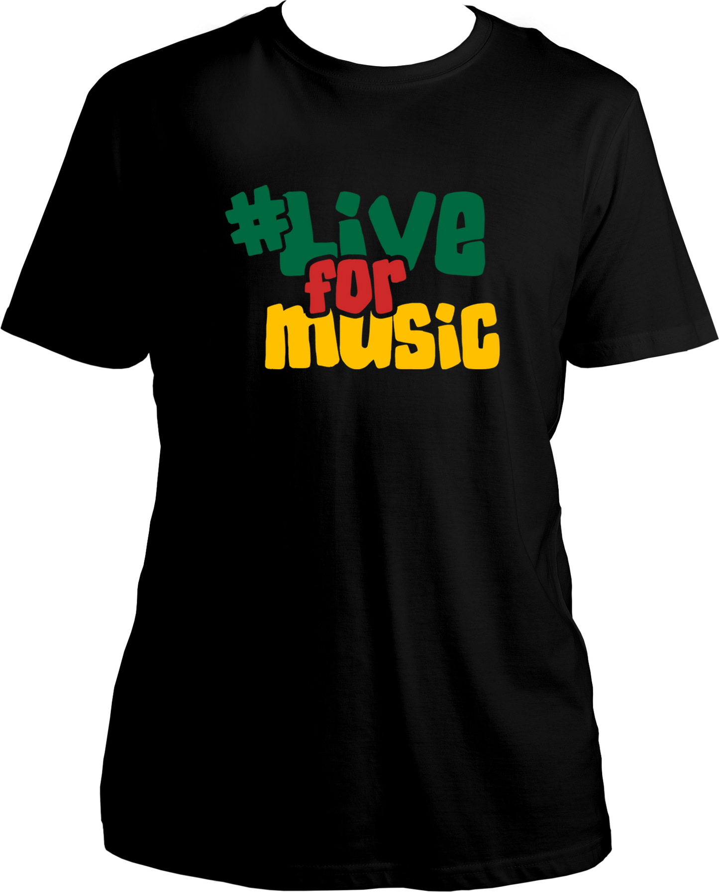 Live For Music Unisex T-Shirts