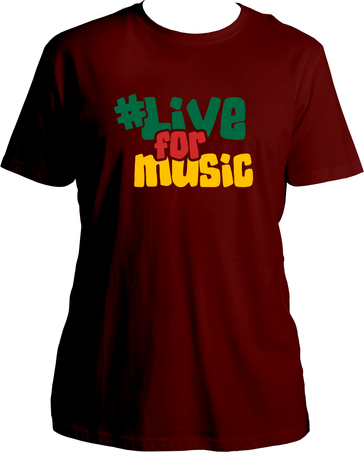 Live For Music Unisex T-Shirts