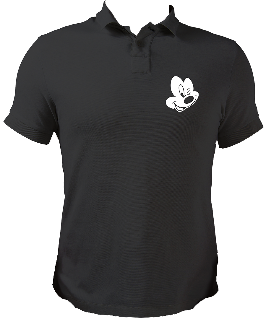 Mouse Face Unisex Polo