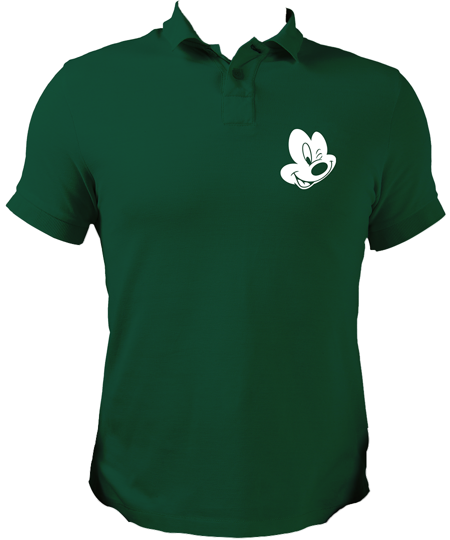 Mouse Face Unisex Polo