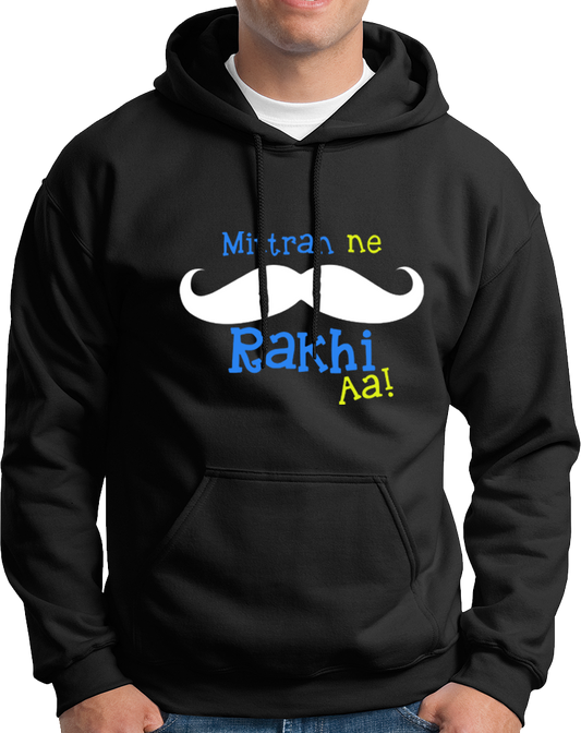 Mittran Ne Muchch Rakhi Aa- Unisex Hoodie