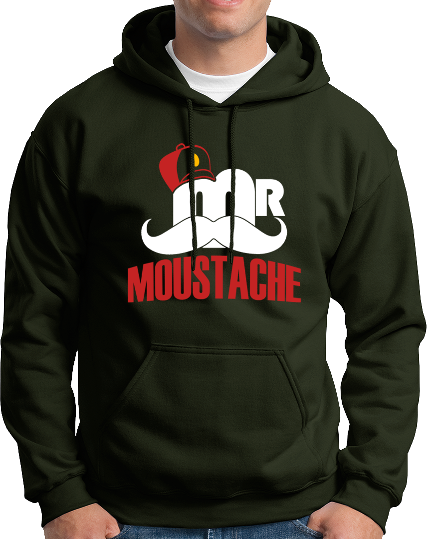 Mr. Moustache- Unisex Hoodie