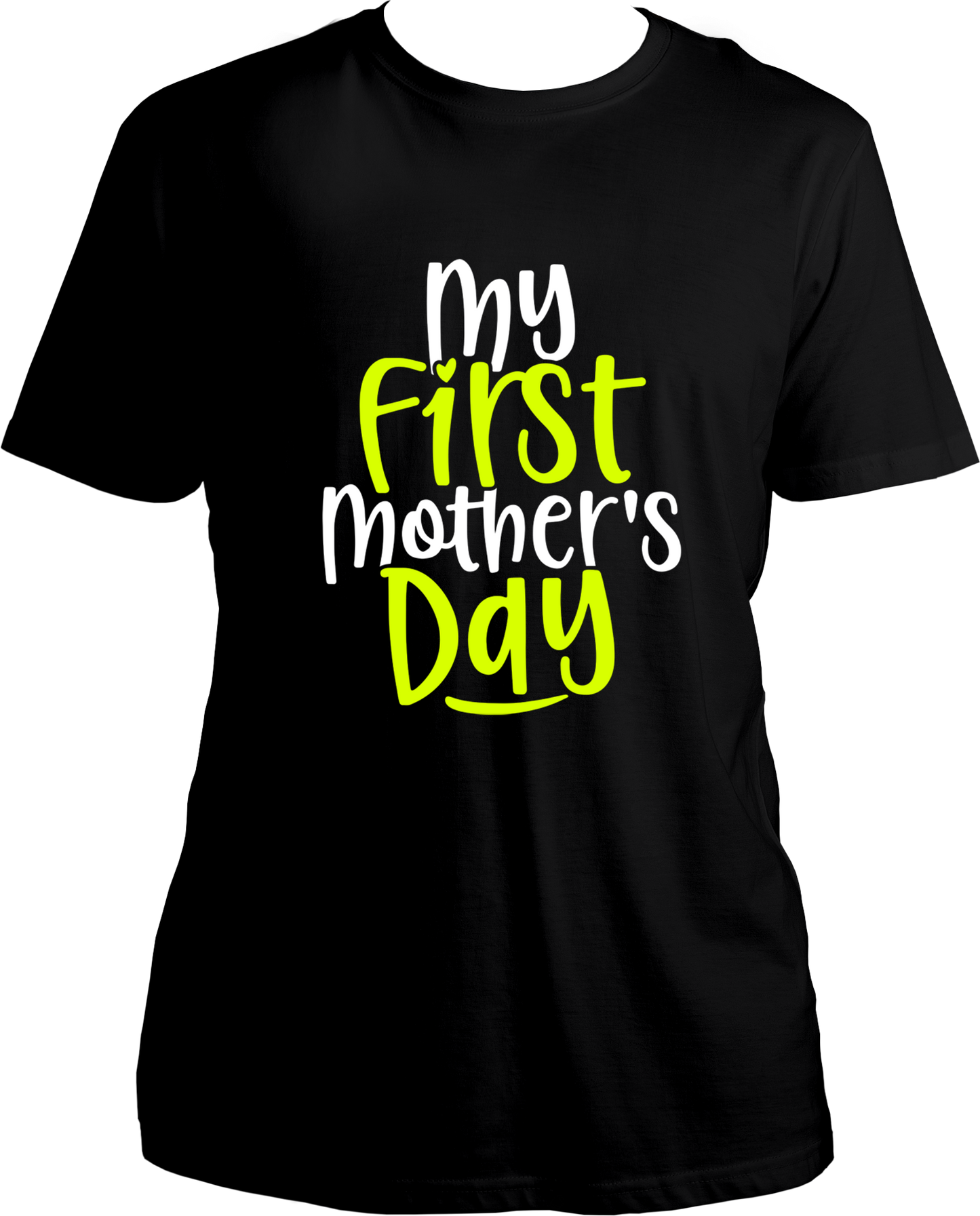 Celebrate your first Mother's Day with a special gift! Make the day special with one of our unique t-shirts, designed specifically for moms celebrating their inaugural Mother's Day. Give a personalized touch and make your first Mother's Day a memorable one. Each t-shirt is crafted with comfort and quality in mind, featuring soft, breathable materials for maximum comfort. These t-shirts are sure to make the perfect statement on the big day.