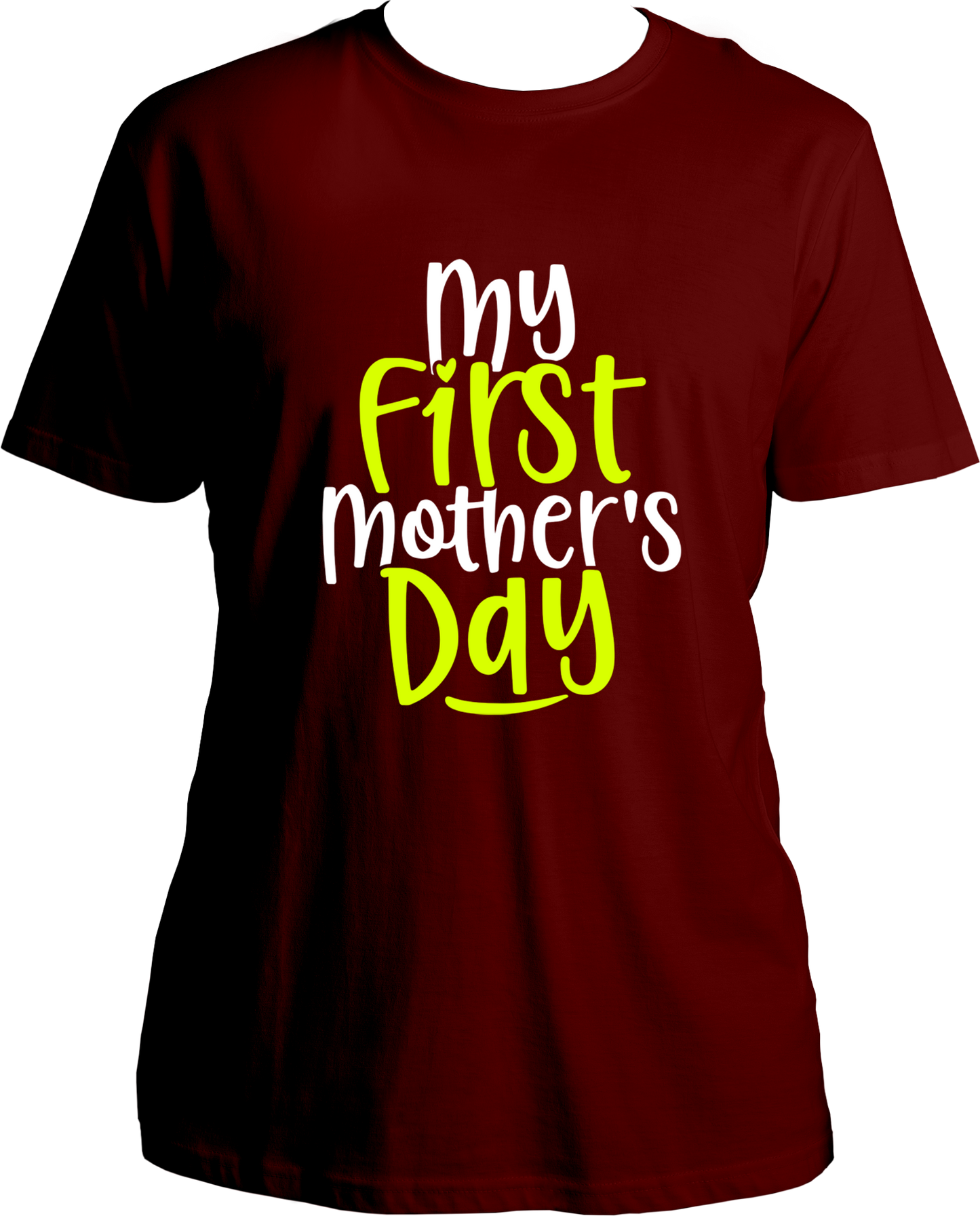 Celebrate your first Mother's Day with a special gift! Make the day special with one of our unique t-shirts, designed specifically for moms celebrating their inaugural Mother's Day. Give a personalized touch and make your first Mother's Day a memorable one. Each t-shirt is crafted with comfort and quality in mind, featuring soft, breathable materials for maximum comfort. These t-shirts are sure to make the perfect statement on the big day.