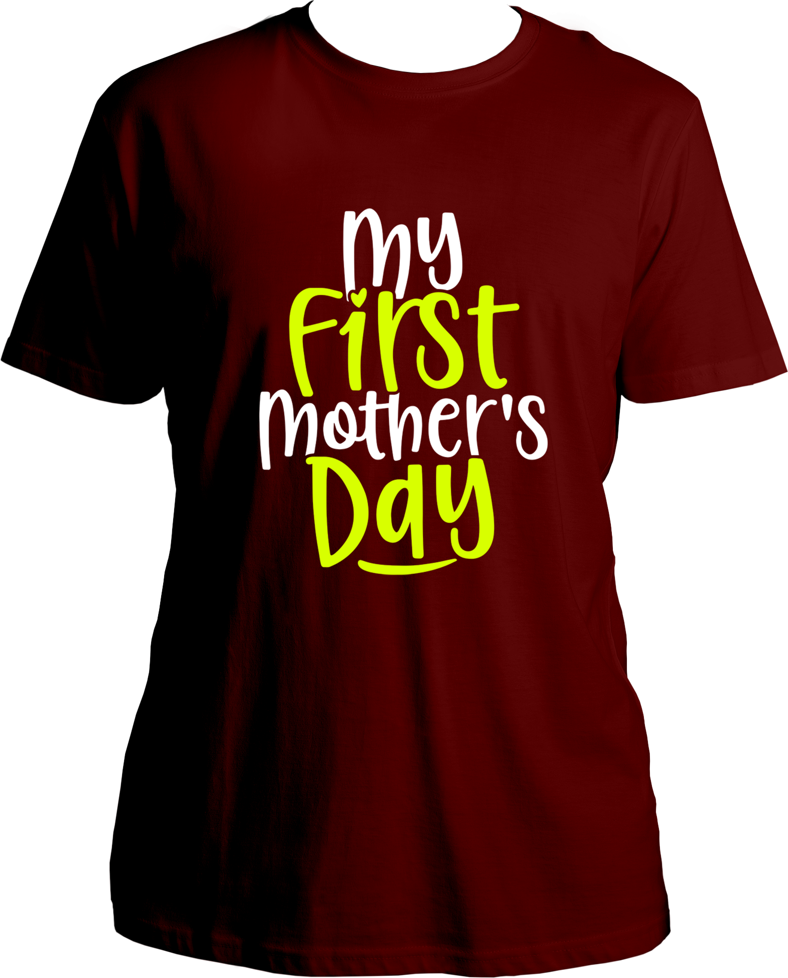 Celebrate your first Mother's Day with a special gift! Make the day special with one of our unique t-shirts, designed specifically for moms celebrating their inaugural Mother's Day. Give a personalized touch and make your first Mother's Day a memorable one. Each t-shirt is crafted with comfort and quality in mind, featuring soft, breathable materials for maximum comfort. These t-shirts are sure to make the perfect statement on the big day.
