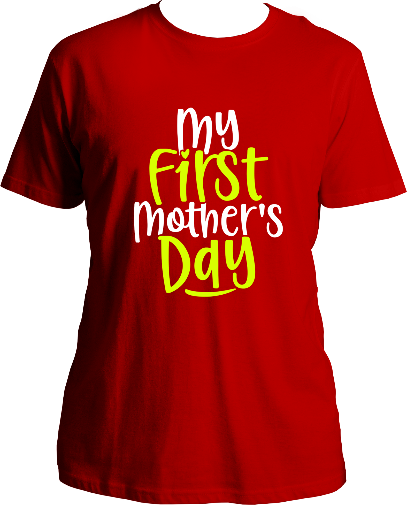 Celebrate your first Mother's Day with a special gift! Make the day special with one of our unique t-shirts, designed specifically for moms celebrating their inaugural Mother's Day. Give a personalized touch and make your first Mother's Day a memorable one. Each t-shirt is crafted with comfort and quality in mind, featuring soft, breathable materials for maximum comfort. These t-shirts are sure to make the perfect statement on the big day.