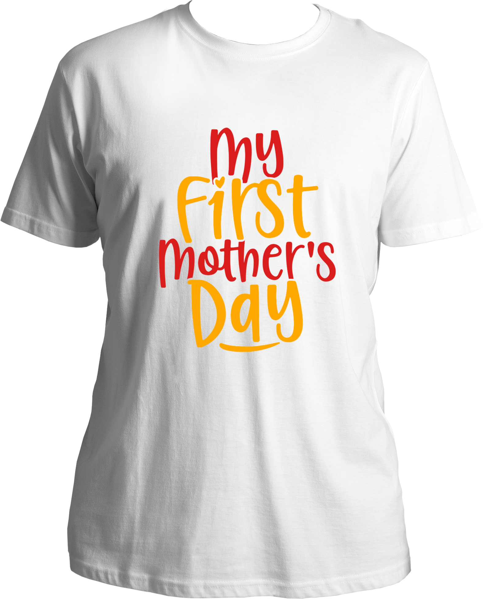 Celebrate your first Mother's Day with a special gift! Make the day special with one of our unique t-shirts, designed specifically for moms celebrating their inaugural Mother's Day. Give a personalized touch and make your first Mother's Day a memorable one. Each t-shirt is crafted with comfort and quality in mind, featuring soft, breathable materials for maximum comfort. These t-shirts are sure to make the perfect statement on the big day.