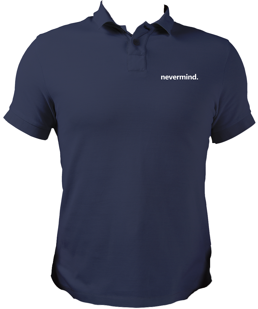 Nevermind Unisex Polo