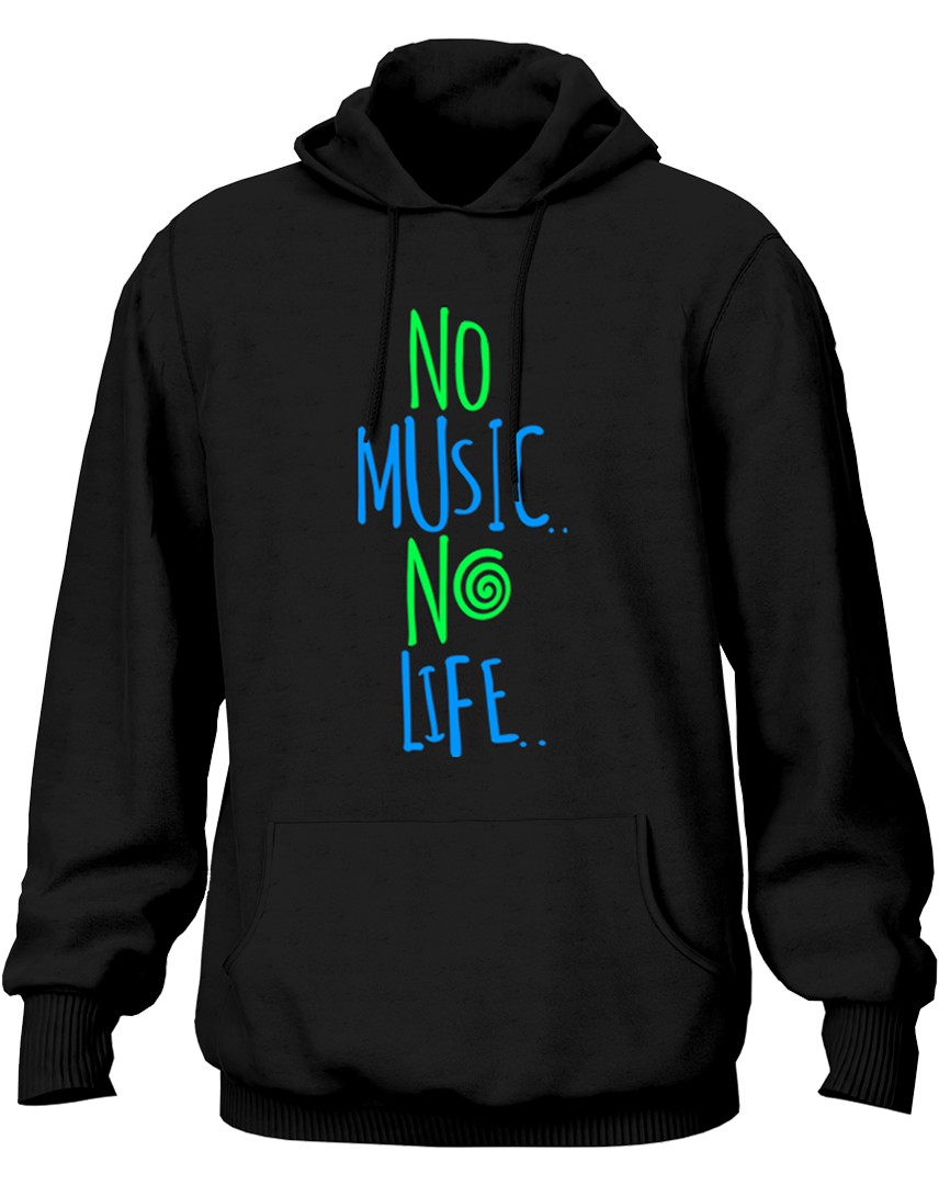 No Music No Life- Unisex Hoodie