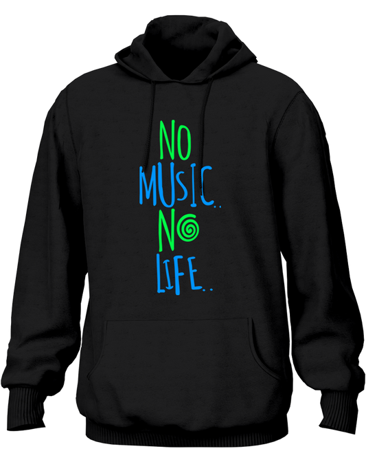 No Music No Life- Unisex Hoodie