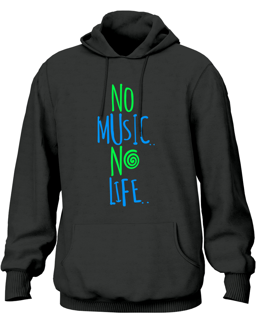 No Music No Life- Unisex Hoodie