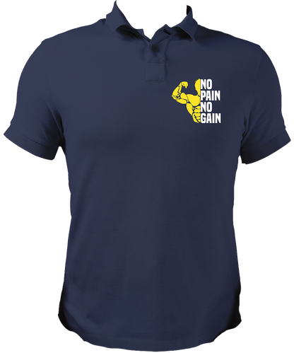No Pain No Gain Unisex Polo