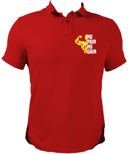 No Pain No Gain Unisex Polo