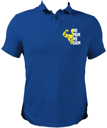 No Pain No Gain Unisex Polo