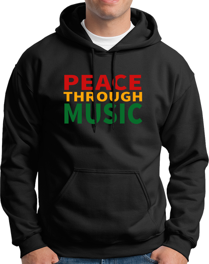 Peace Through Music- Unisex Hoodie