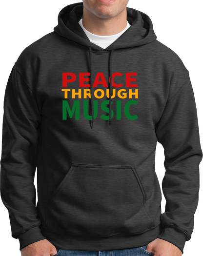 Peace Through Music- Unisex Hoodie