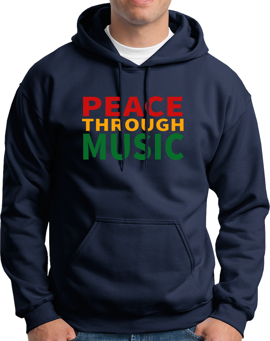 Peace Through Music- Unisex Hoodie